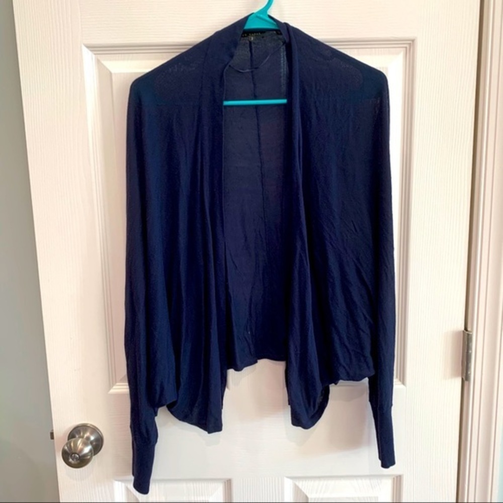 Ted Baker London waterfall ribbed sleeve cardigan